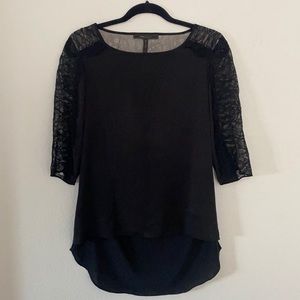 BCBGMaxazria Lace Blouse Size M
